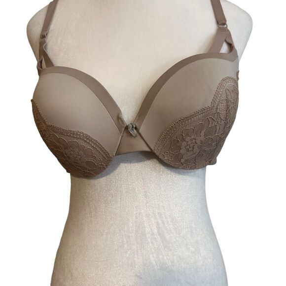 Maidenform Dreamwire Push Up Underwire Bra Beige Size 38C - Picture 3 of 11